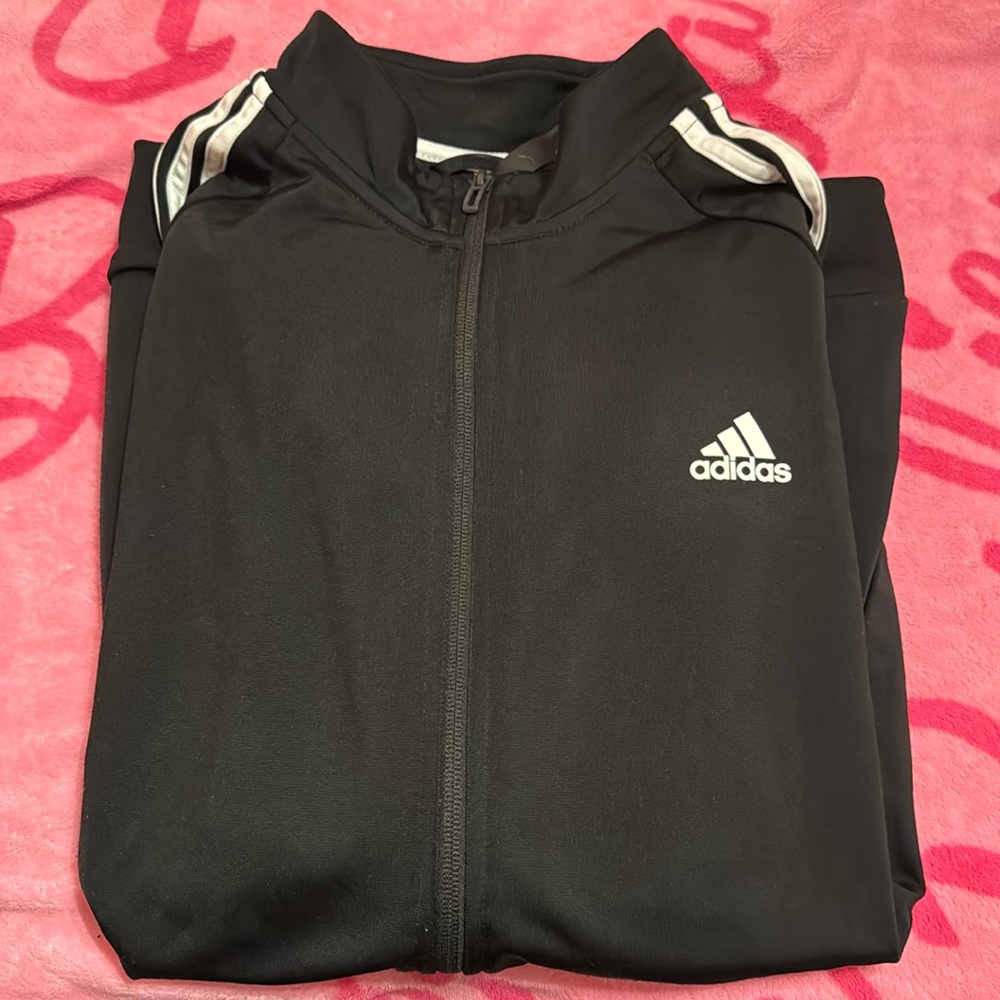 Adidas 3 Stripe Track Suit Jacket Plus Size 3X